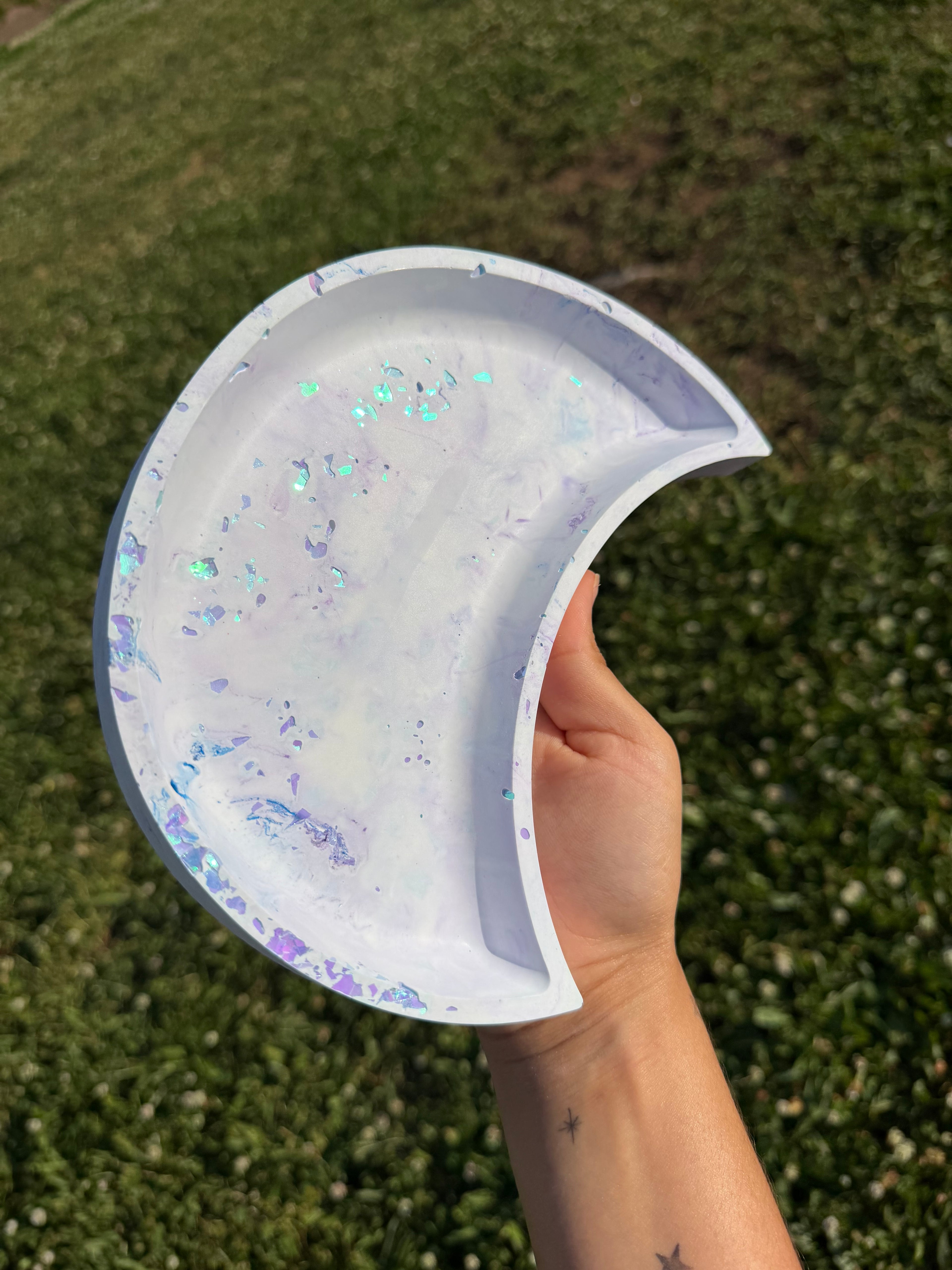 Moon Keepsake Tray | Lilac & Blue