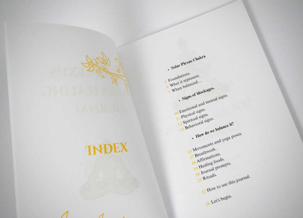 Solar Plexus Chakra Healing Journal