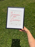 Embrace Your Darkness – Framed Shadow Work Art