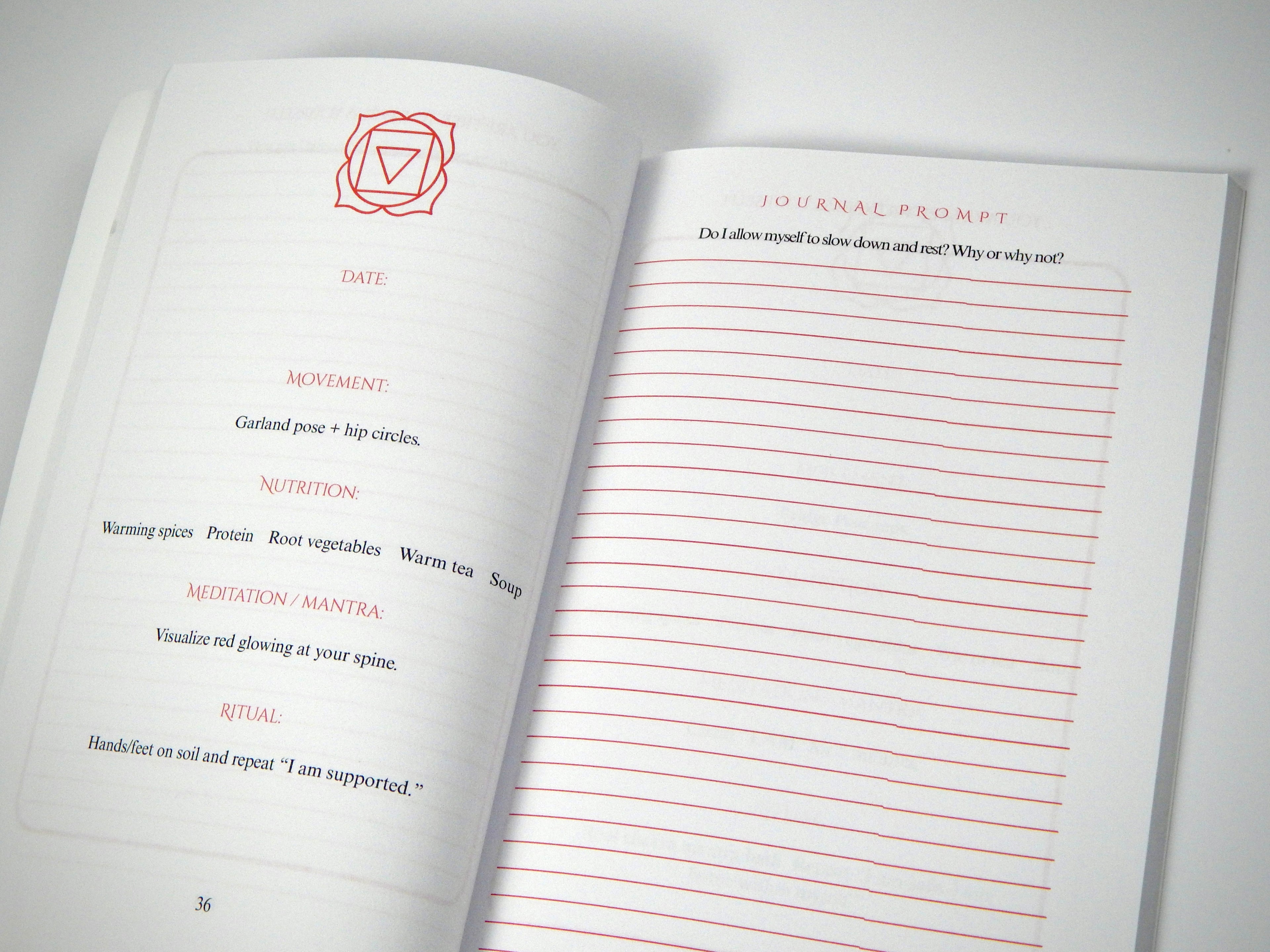Root Chakra Healing Journal