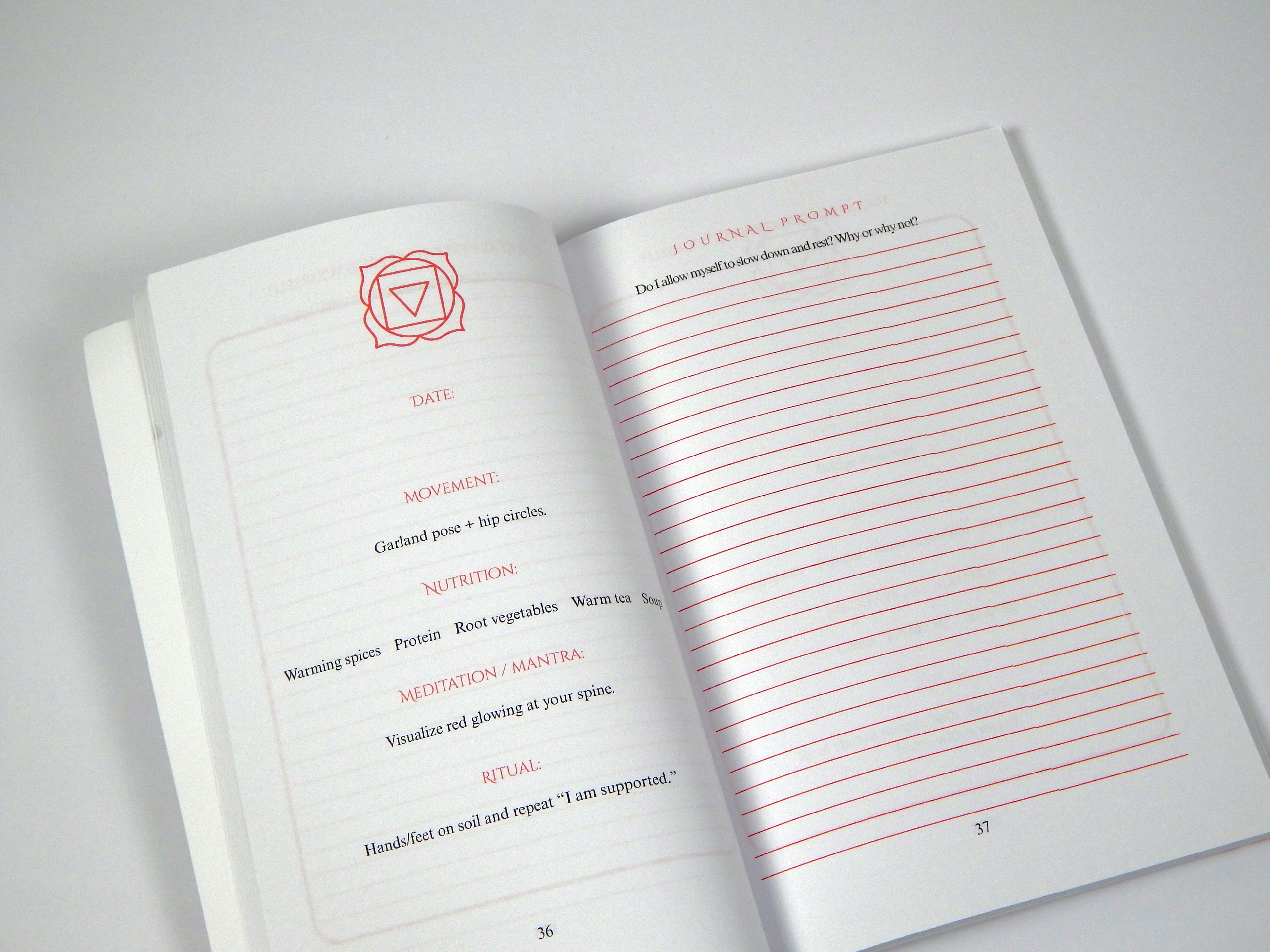 Root Chakra Healing Journal