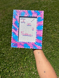 I Am a Goddess (Pink) – Cosmic Leopard Frame Affirmation Decor
