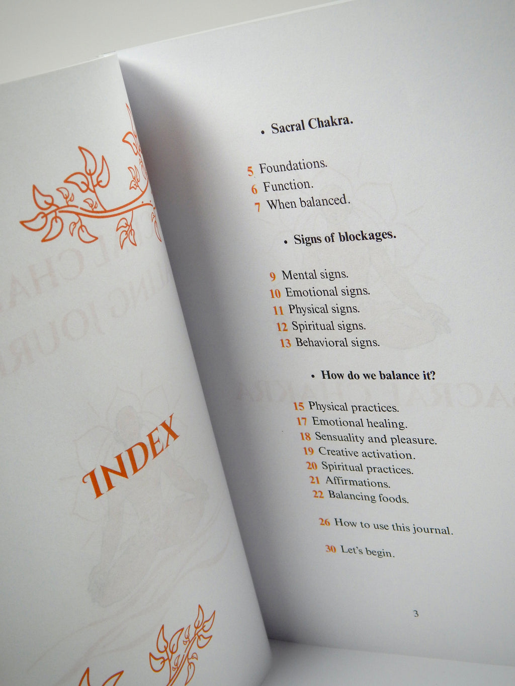 Sacral Chakra Healing Journal