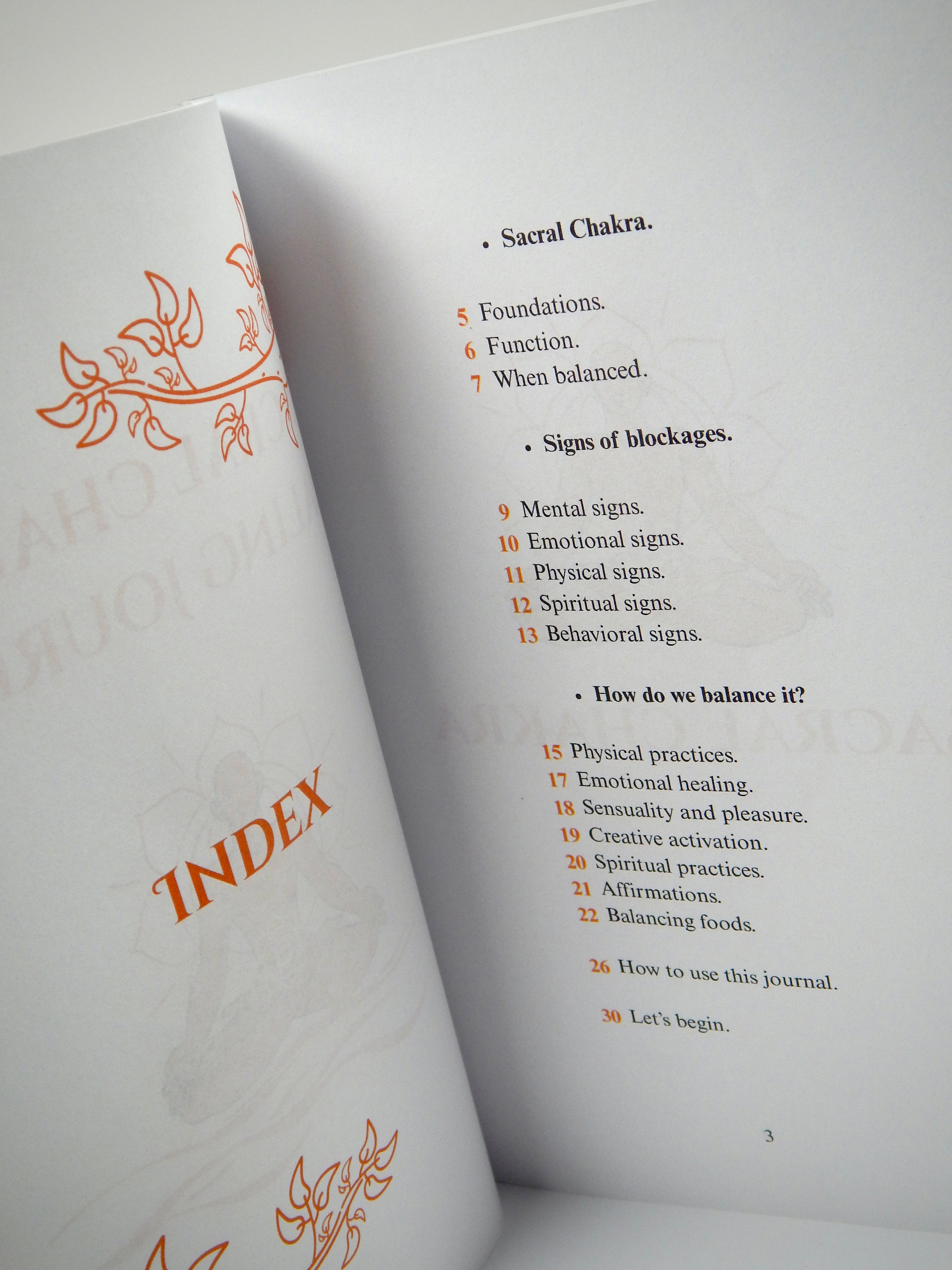 Sacral Chakra Healing Journal
