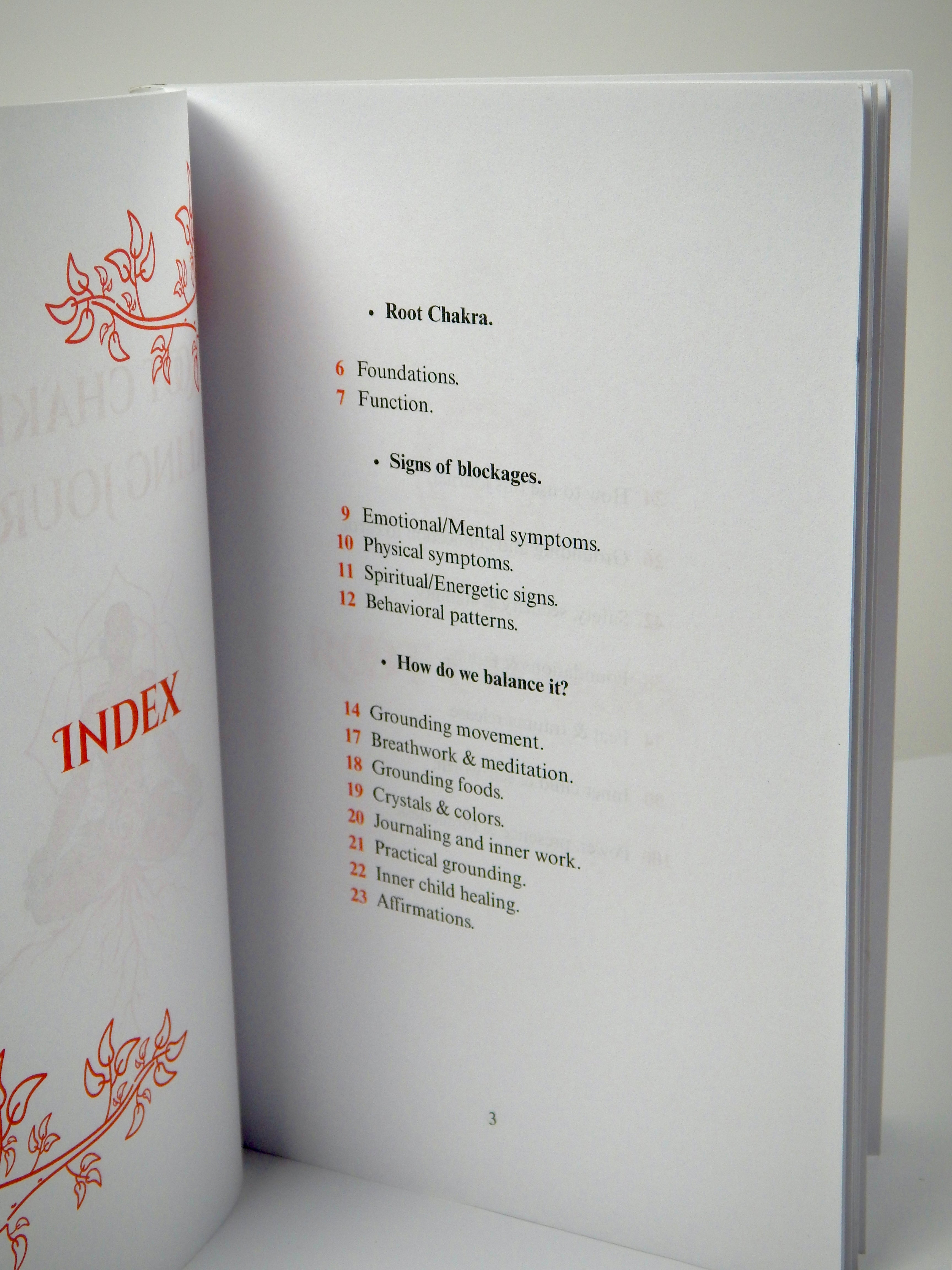 Root Chakra Healing Journal