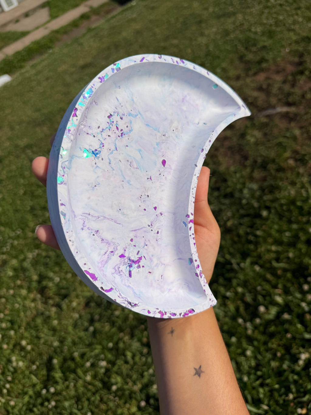 Moon Keepsake Tray | Purple & Blue