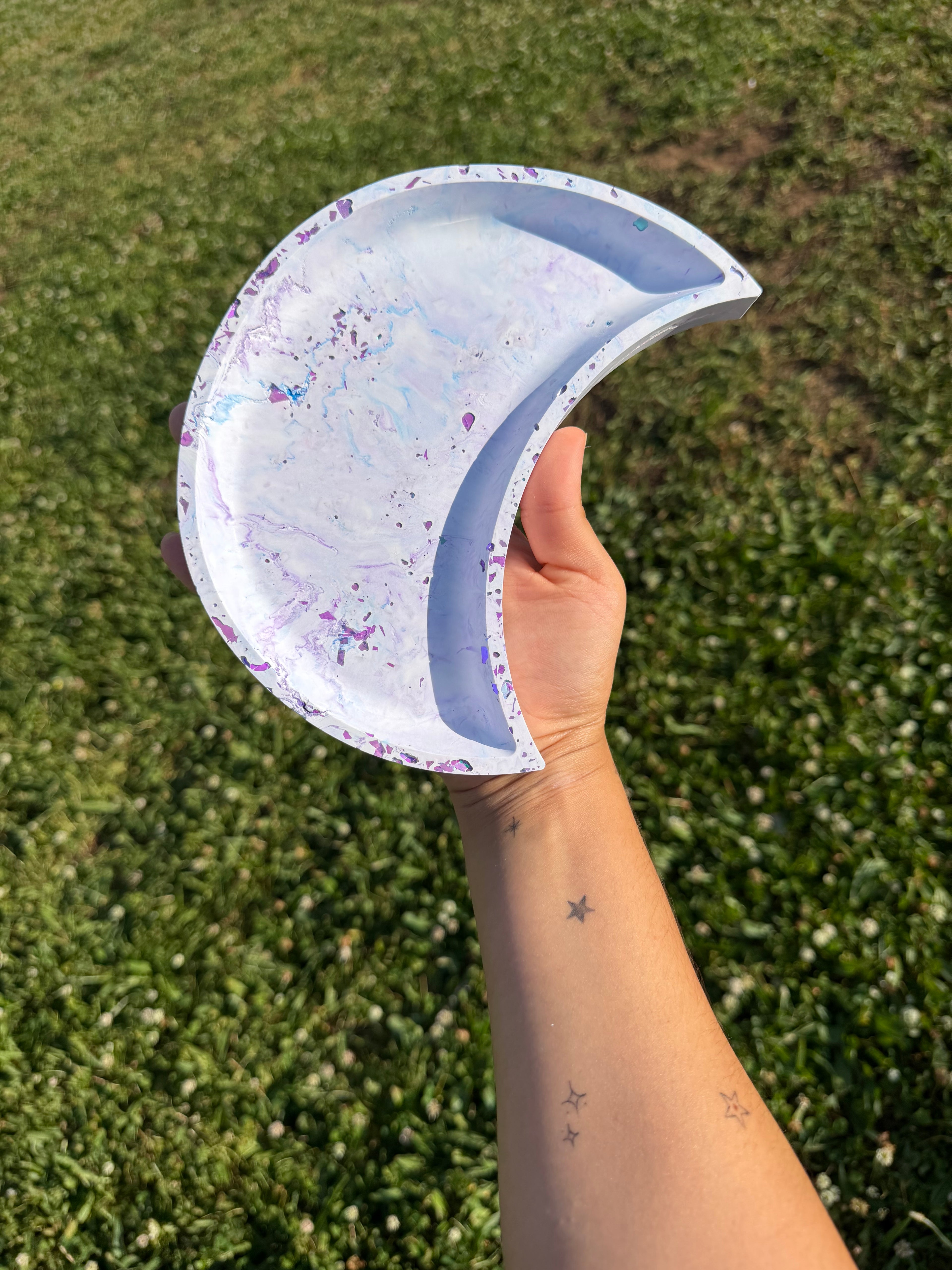 Moon Keepsake Tray | Purple & Blue