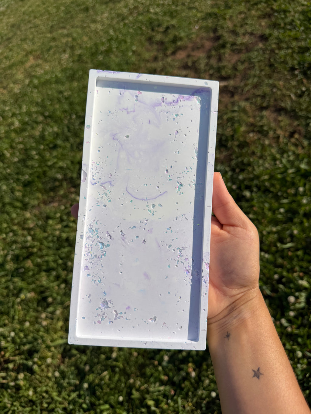 Aurora Drift Tray | Lilac & Blue
