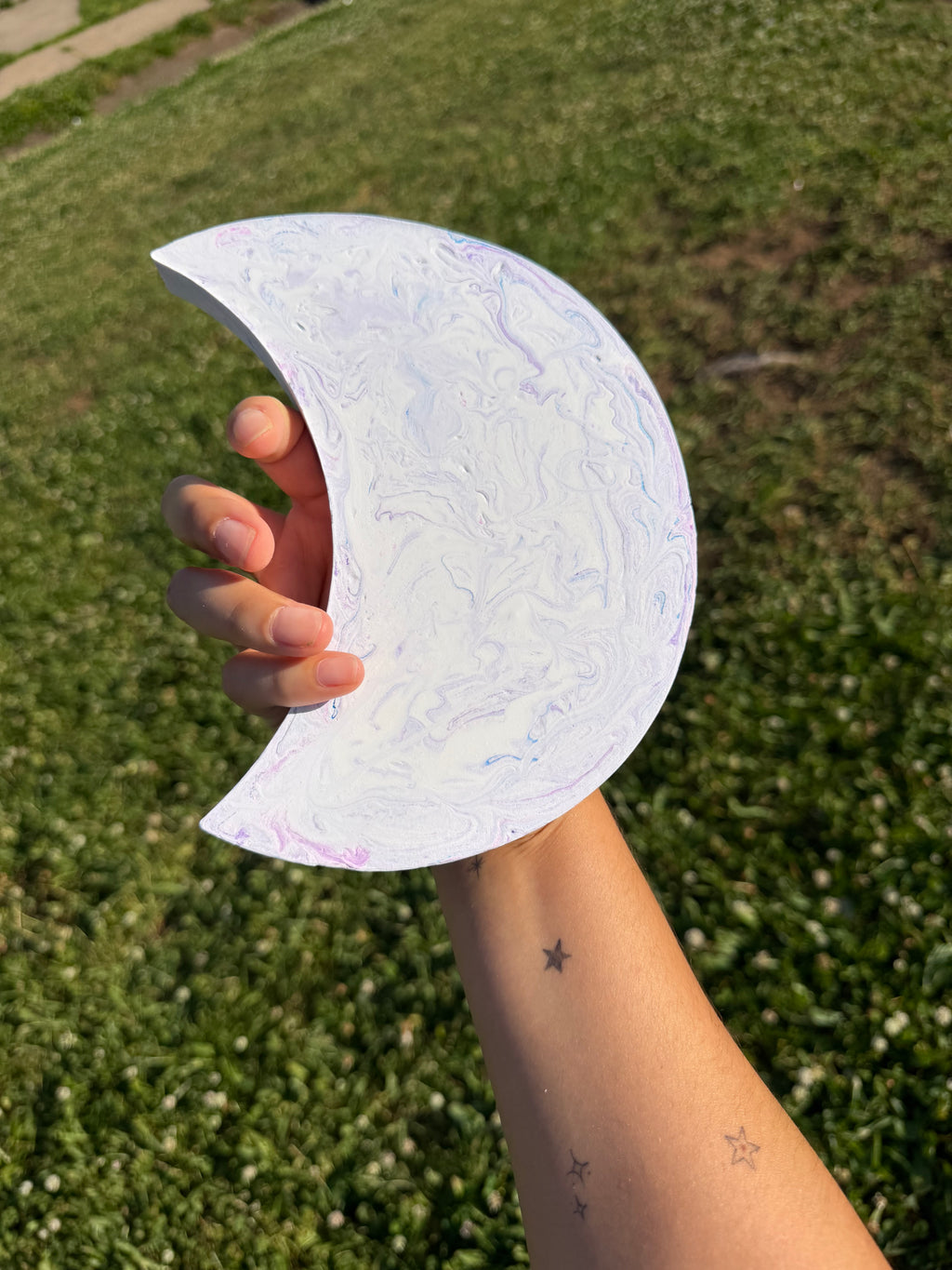 Moon Keepsake Tray | Purple & Blue