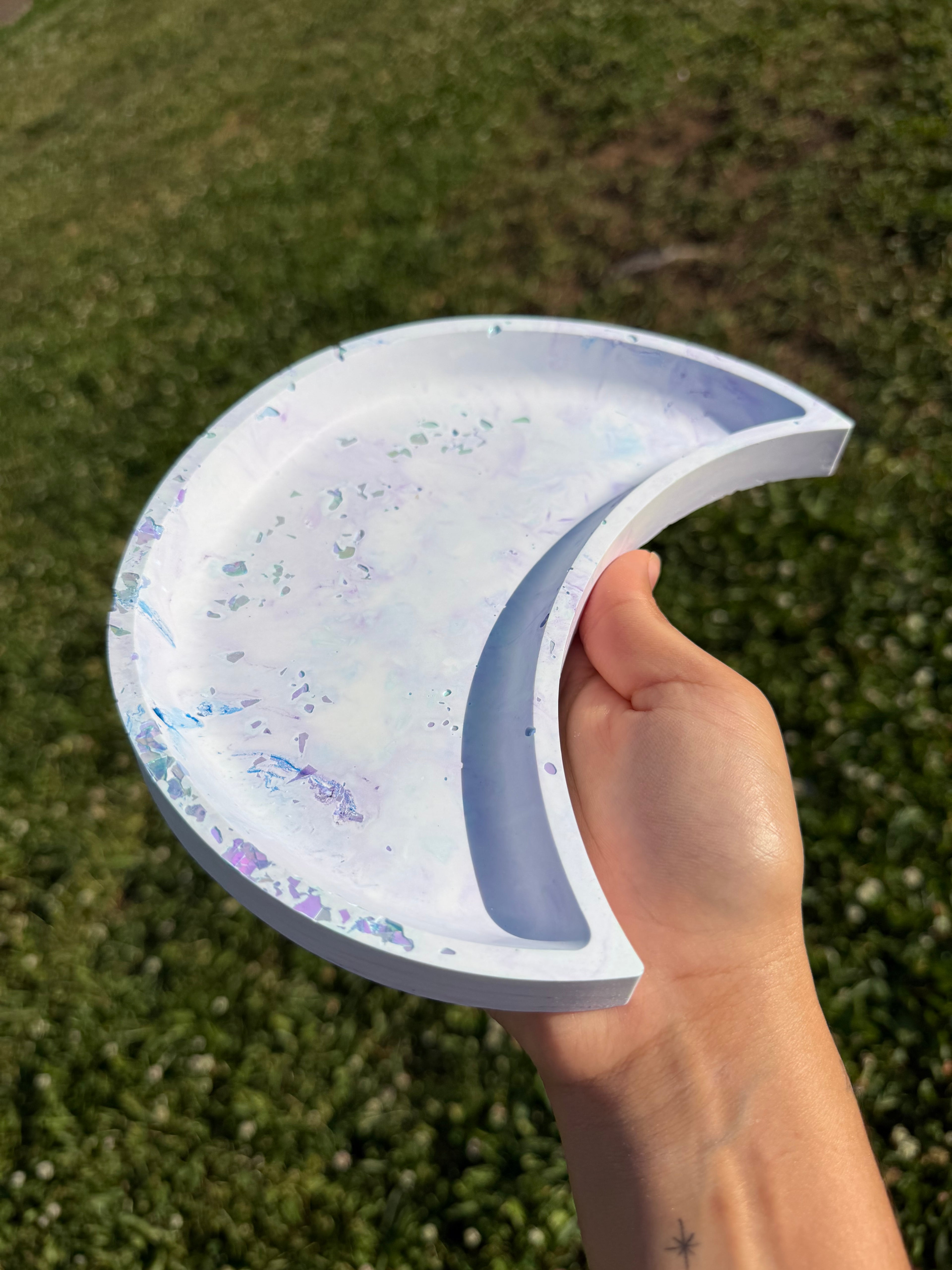 Moon Keepsake Tray | Lilac & Blue