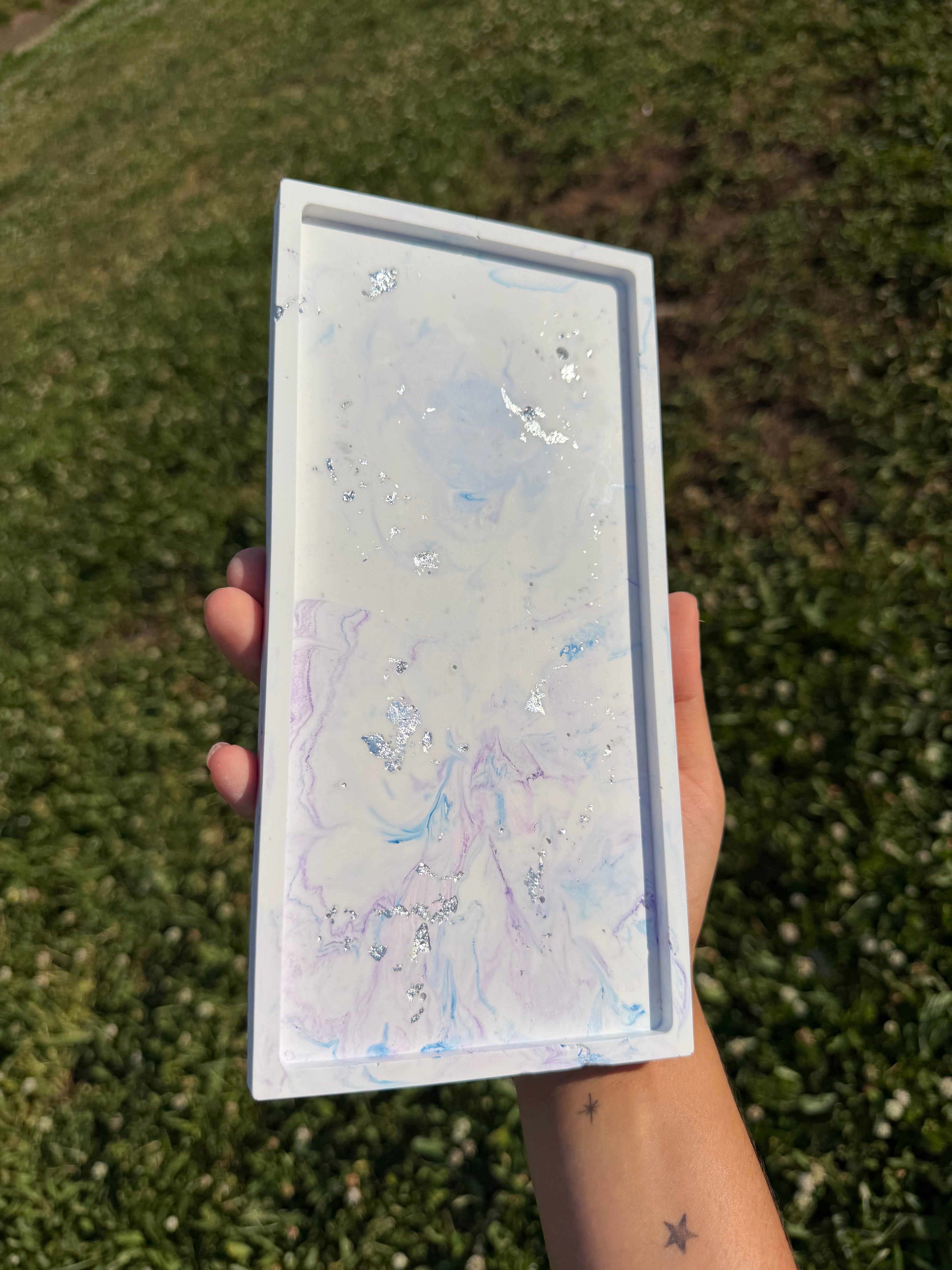 Pastel Alchemy Tray | Lilac & Blue