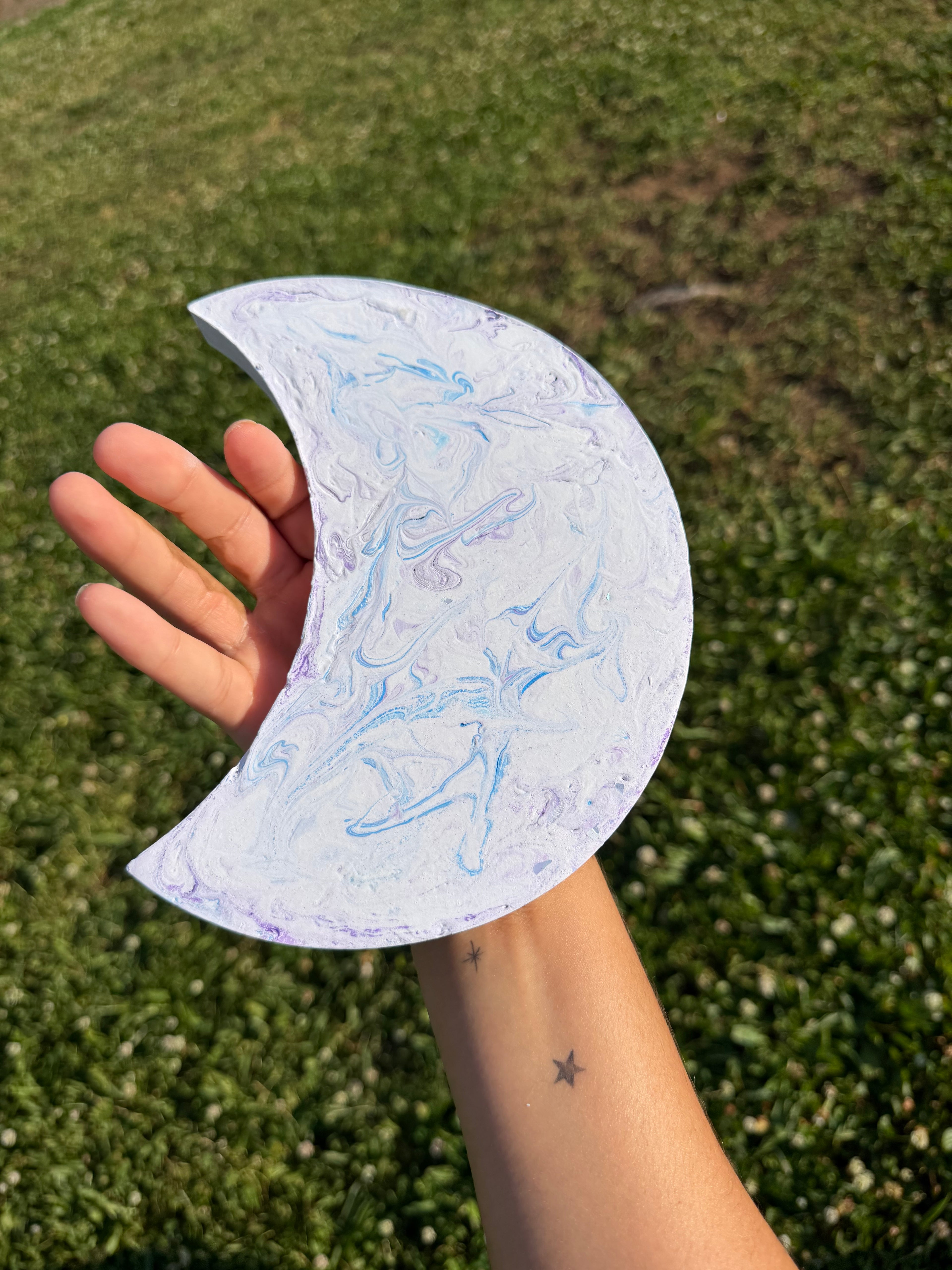 Moon Keepsake Tray | Lilac & Blue