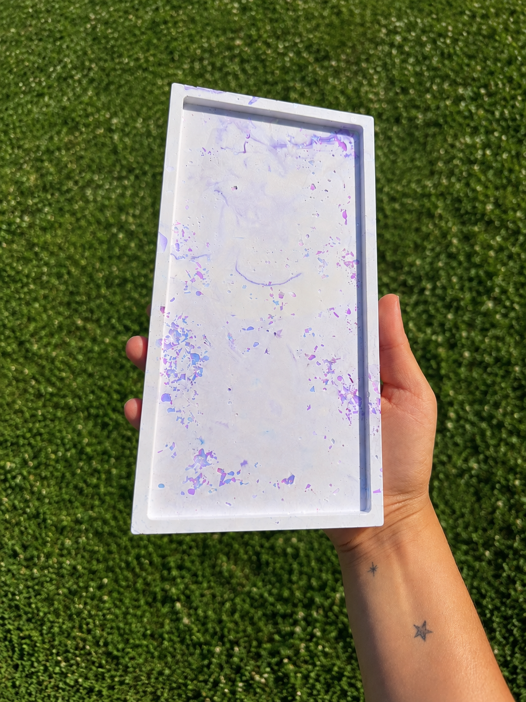 Aurora Drift Tray | Lilac & Blue